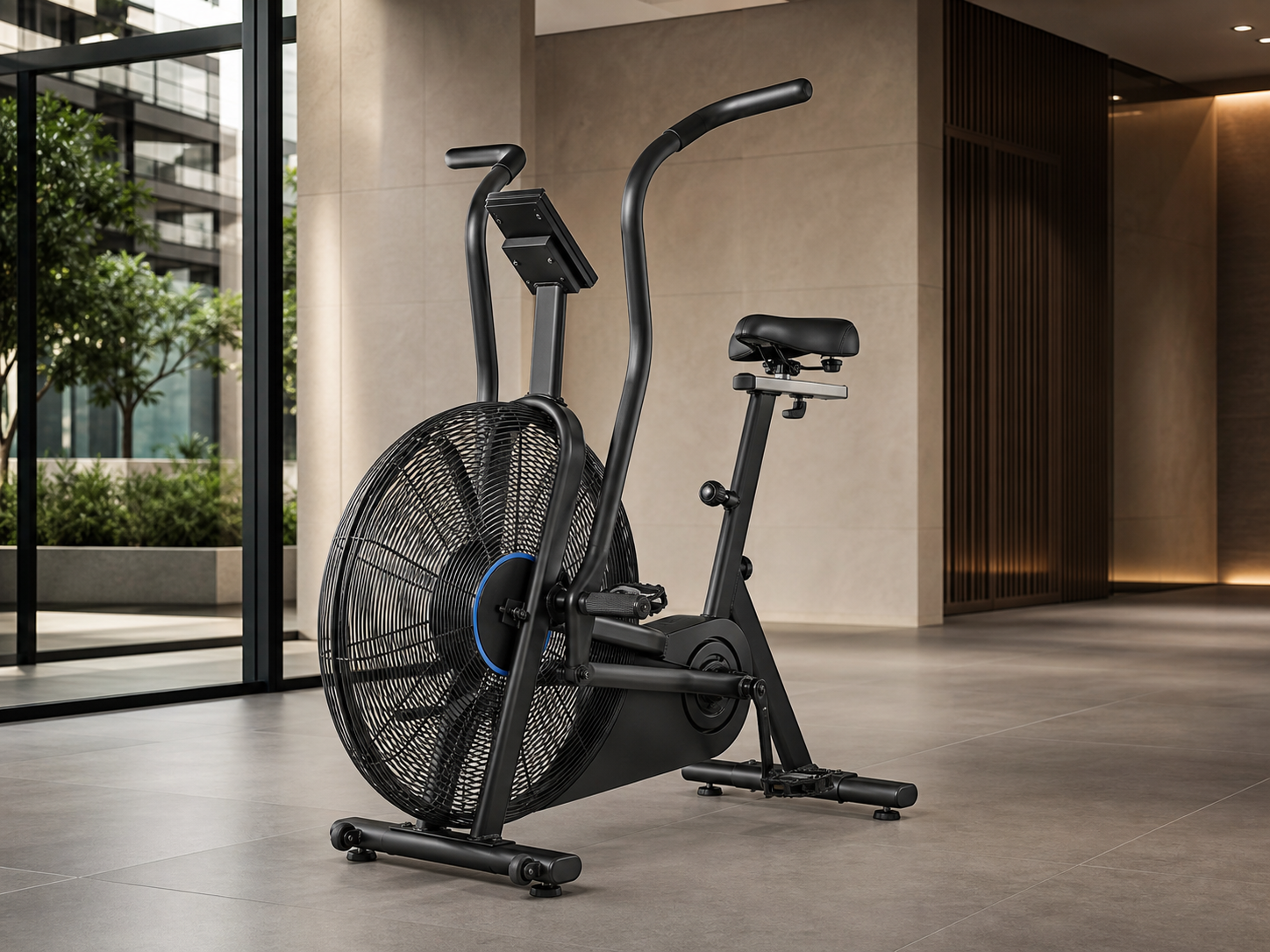 Commercial Cardio Equipment Fitness air Bike Air Resistance Fan Bike WDF-30005 for commercial fitness facilities