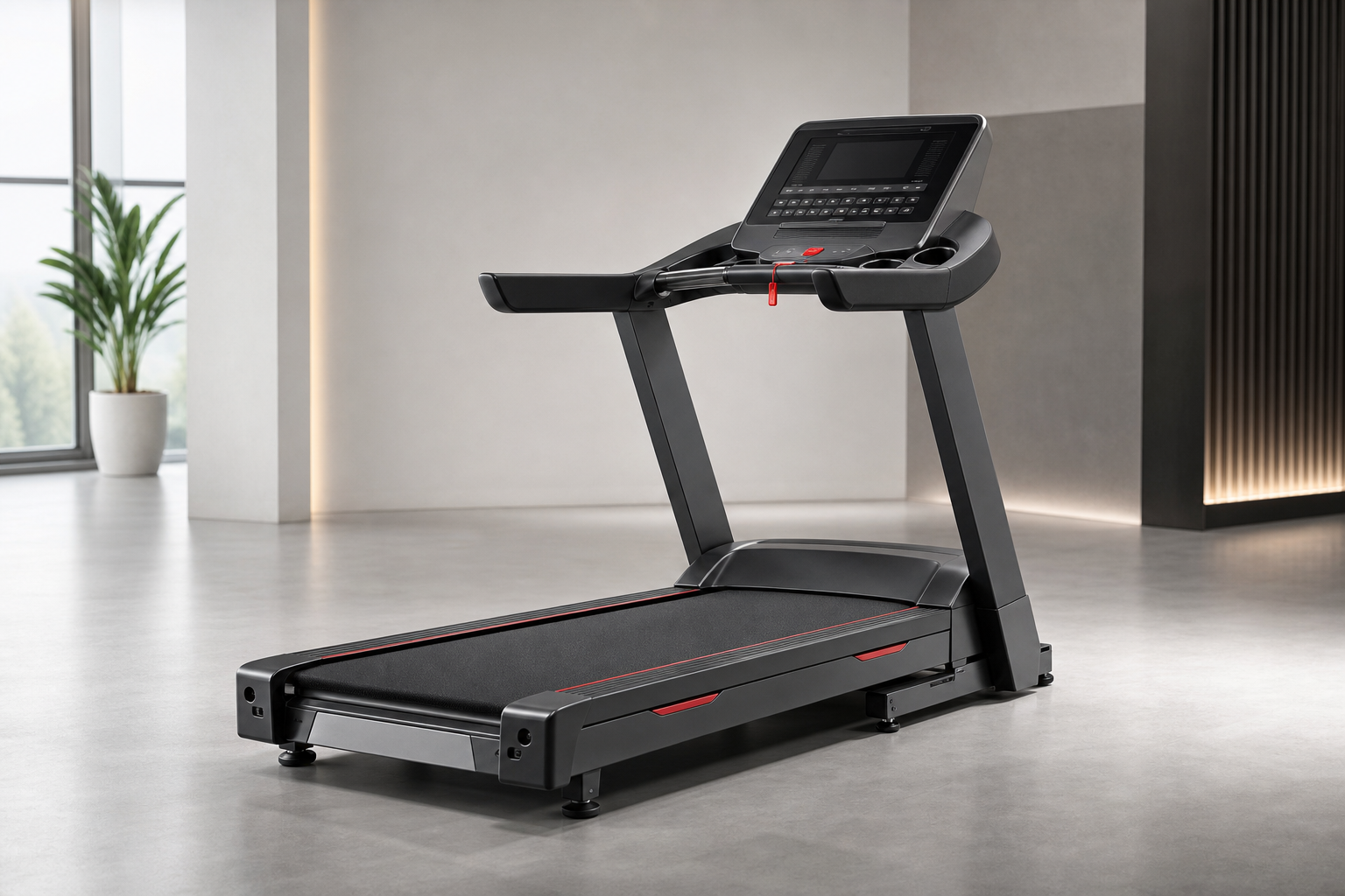 Commercial Treadmill with LED LCD Console WDF-10002 for commercial fitness facilities