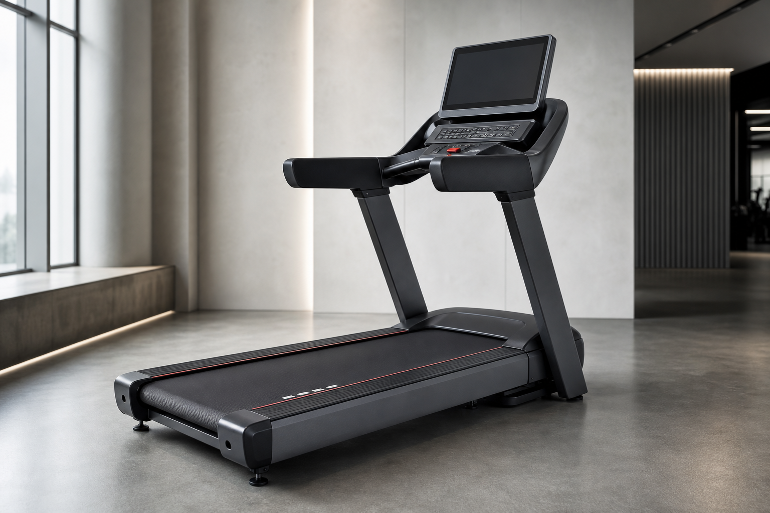 LED Accent Commercial Gym Treadmill WDF-10012 for commercial fitness facilities