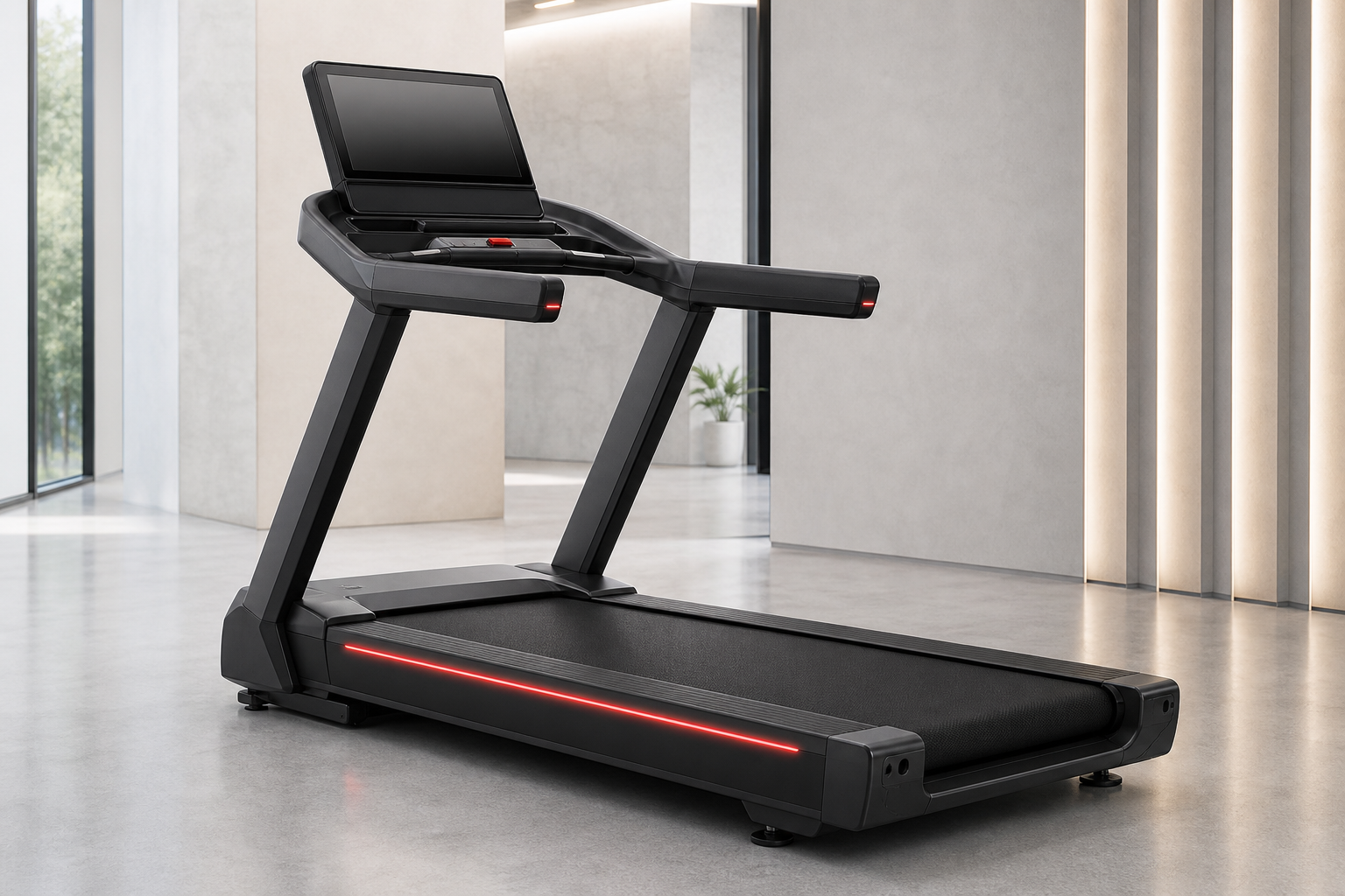 Keyboard or Touchscreen Commercial Treadmill WDF-10013 for commercial fitness facilities