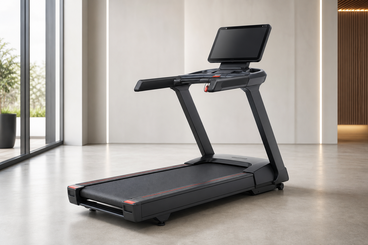3HP–7HP AC Motor Commercial Treadmill WDF-10015 for commercial fitness facilities